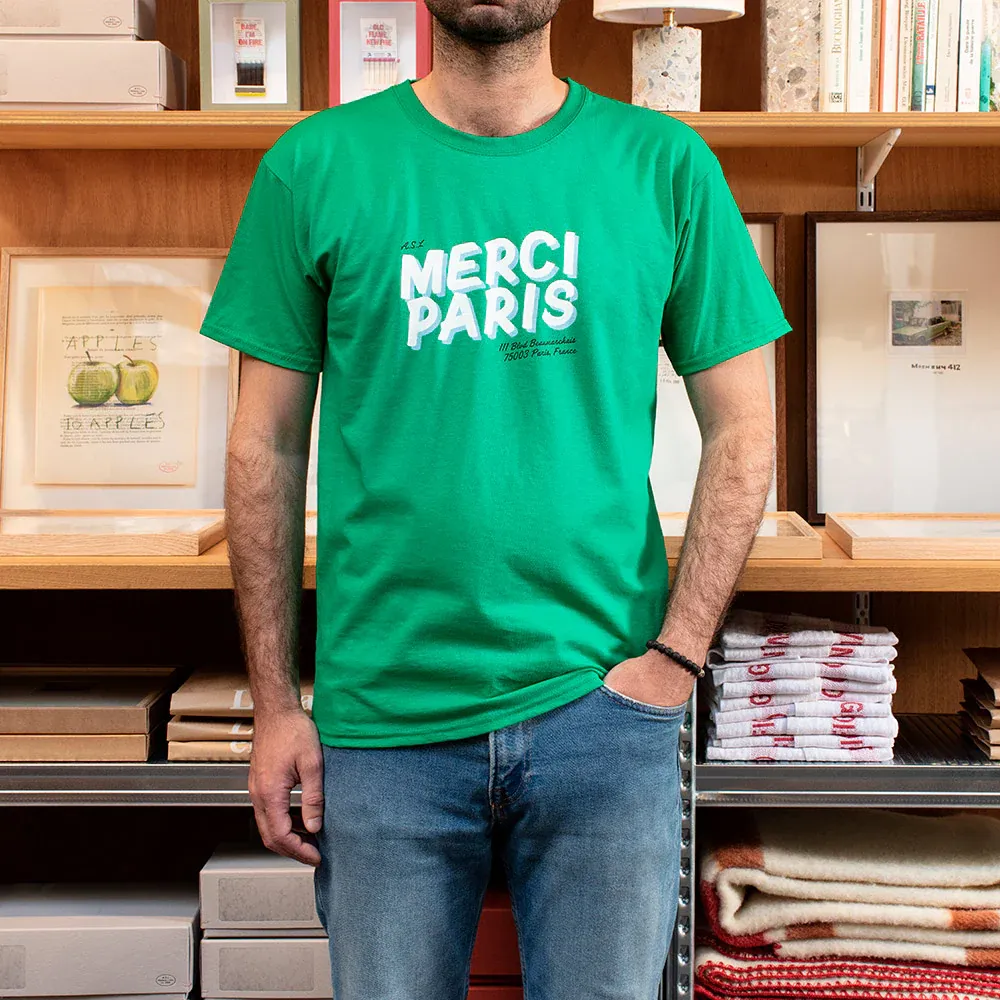 Merci - T-shirt unisexe - Vert – Image 2