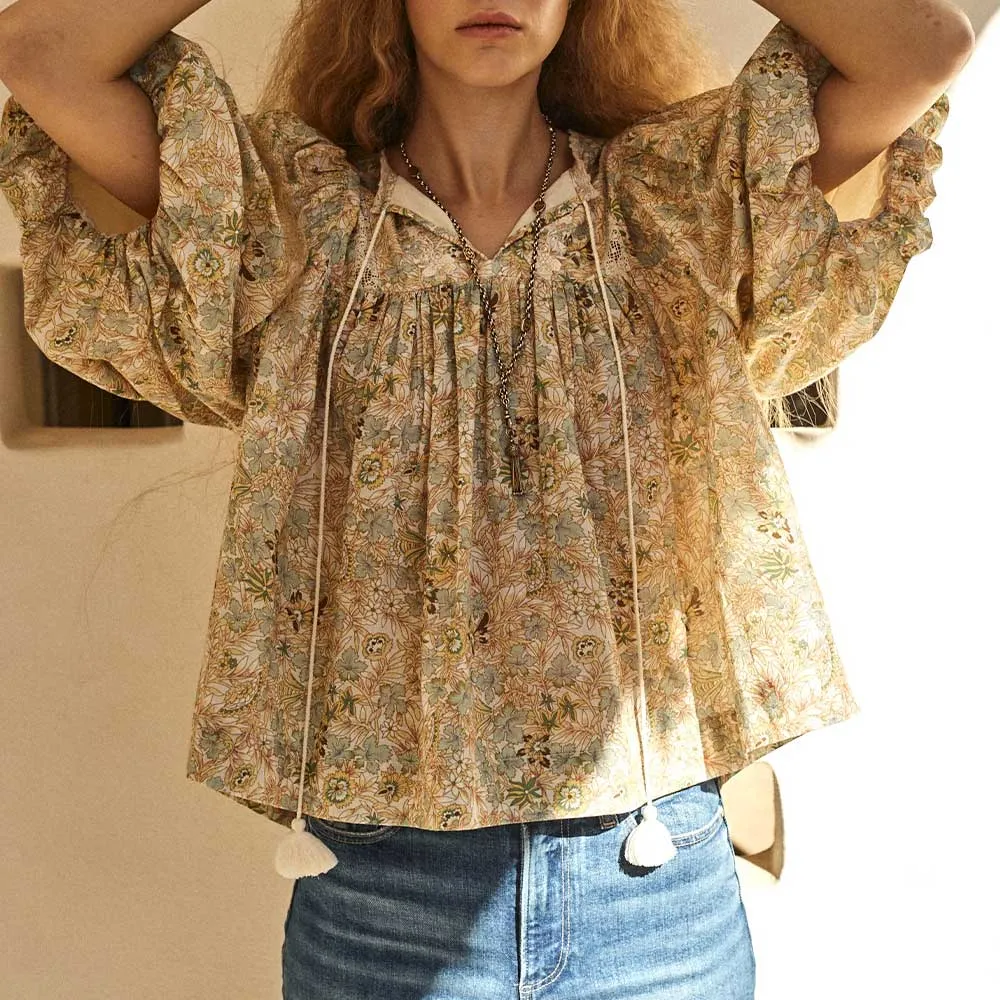 Faune - Blouse Shiva - Vert – Image 3