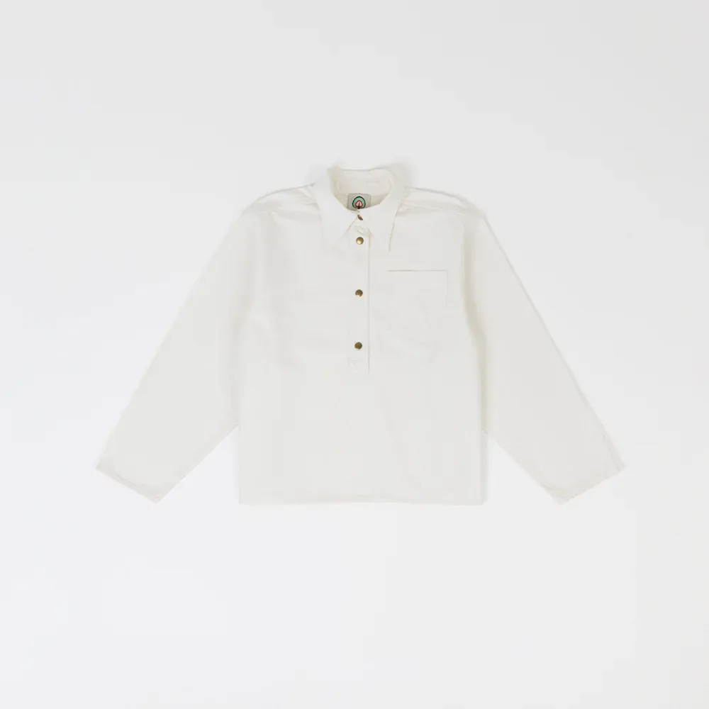 Happy Haus - Blouse Over - Blanc