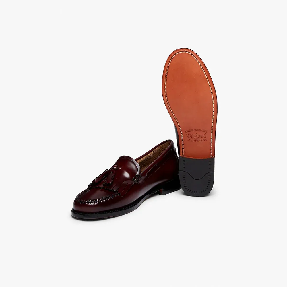 GH Bass - Mocassins Weejuns Esther Kiltie Tassel Loafers - Bordeaux – Image 3