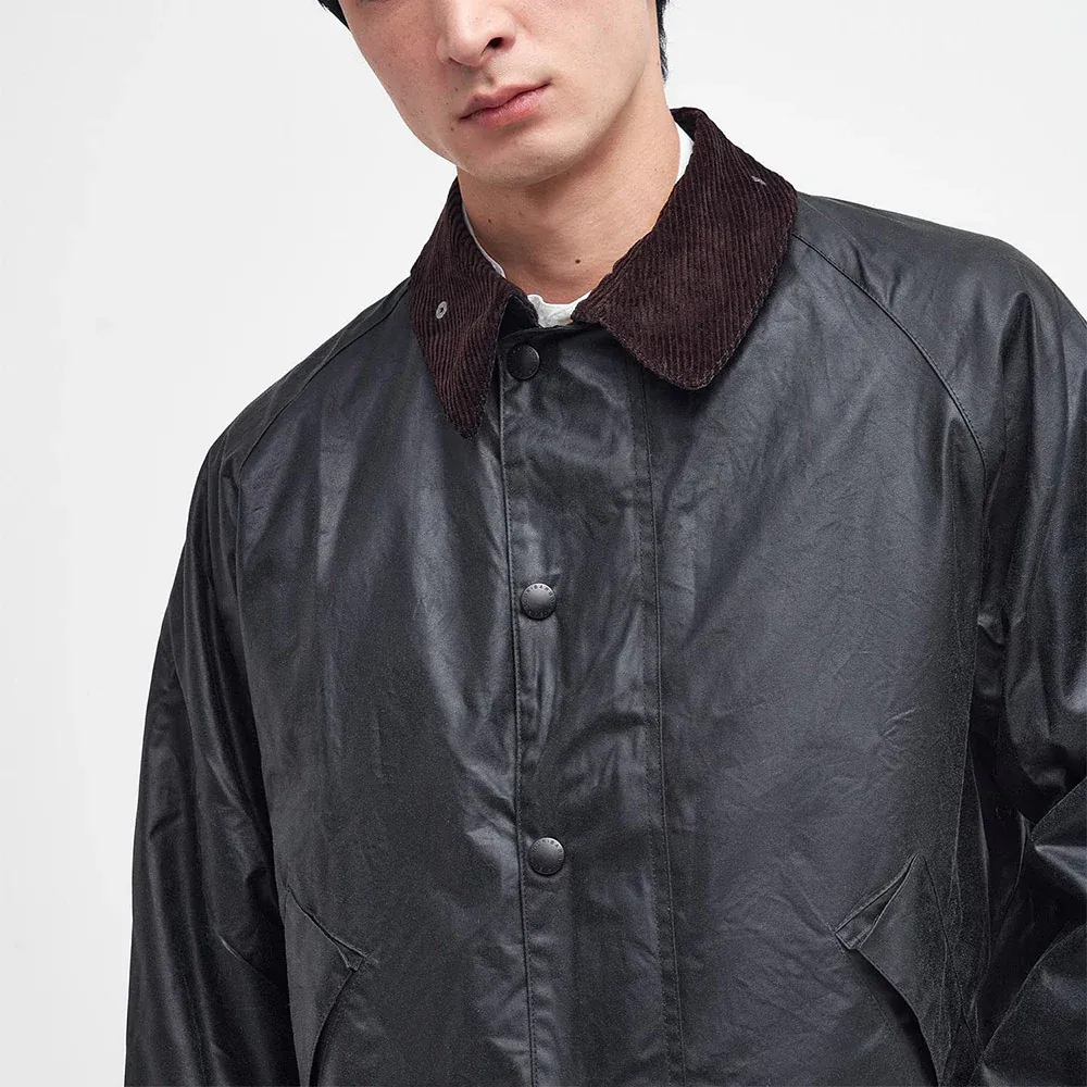 Barbour - Veste Os Transport Wax - Sage – Image 5