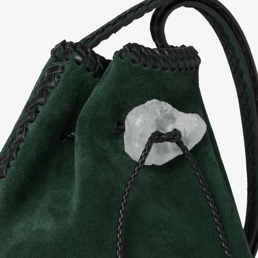 Iacobella - Sac Nirmala Suede - Vert – Image 3