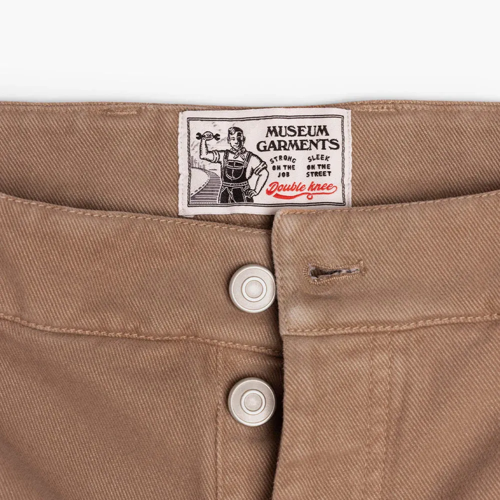 Museum Garments - Pantalon Double Knee - Dusty Brown – Image 3
