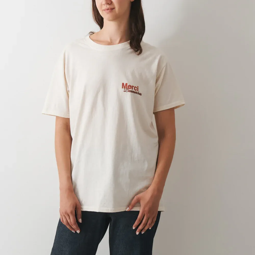 Merci - T-Shirt Beaumarchais - Ecru