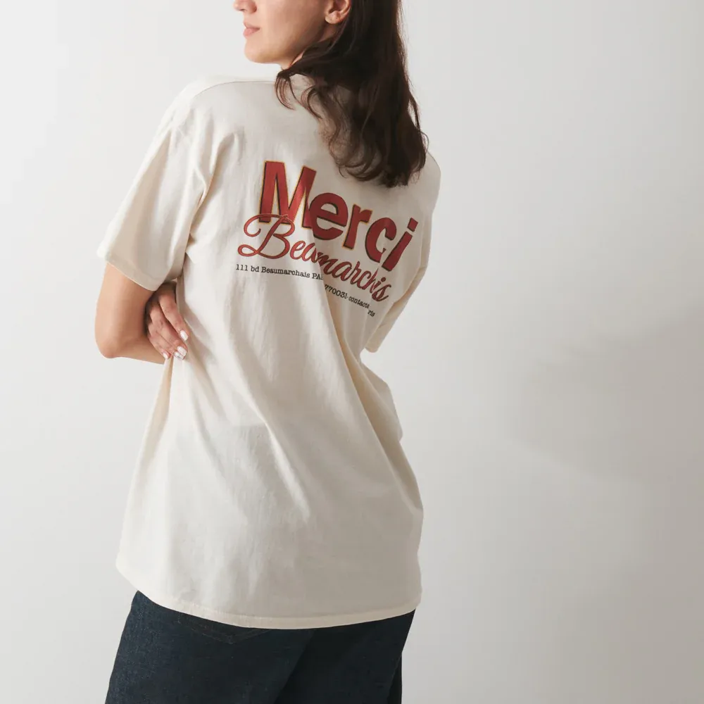 Merci - T-Shirt Beaumarchais - Ecru – Image 3