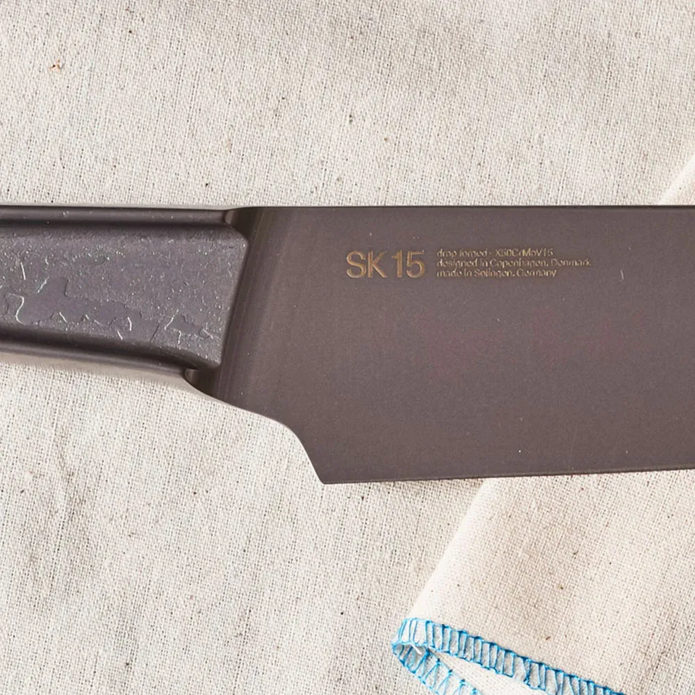 Couteau forgé à la main Santoku – Image 2