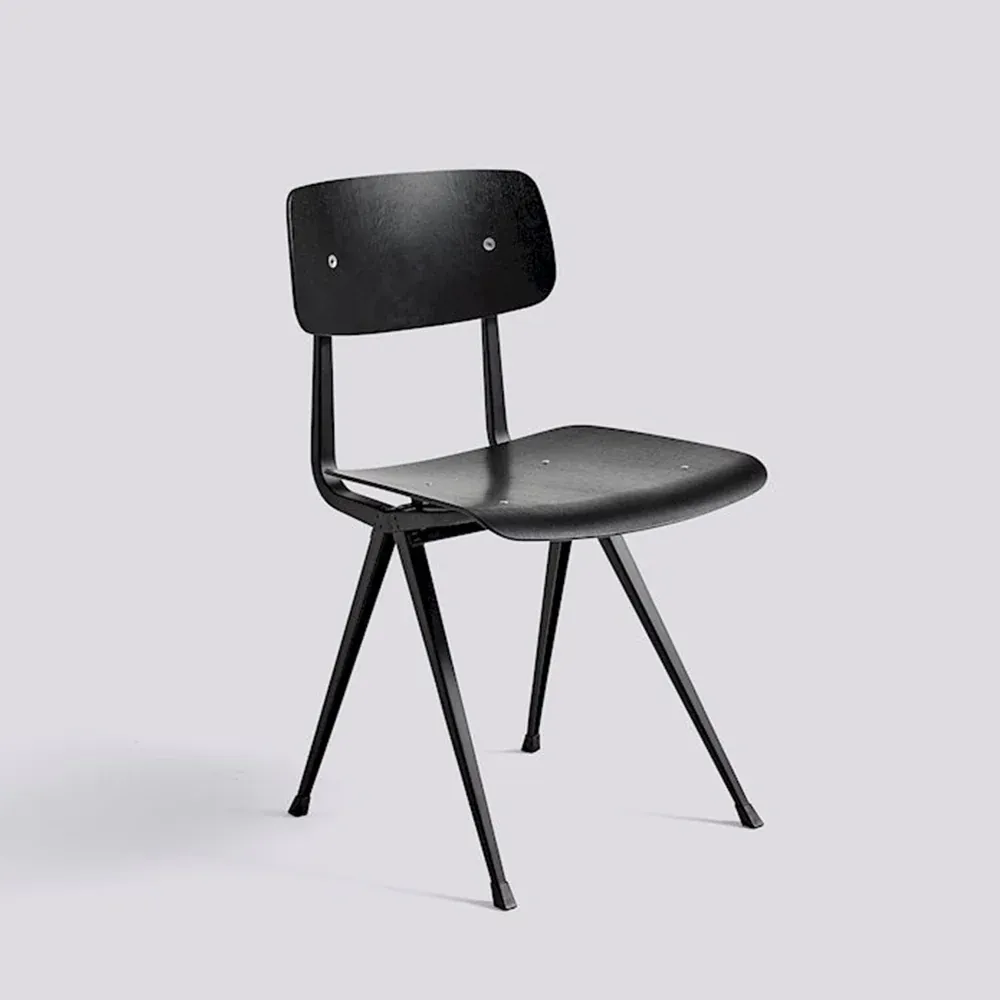 Chaise Result en bois de chêne - Noir - HAY – Image 2