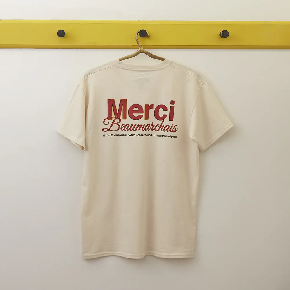 Merci - T-Shirt Beaumarchais - Ecru – Image 5